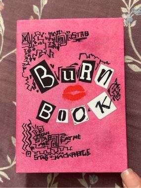 mean girls hardcover burn book wallet